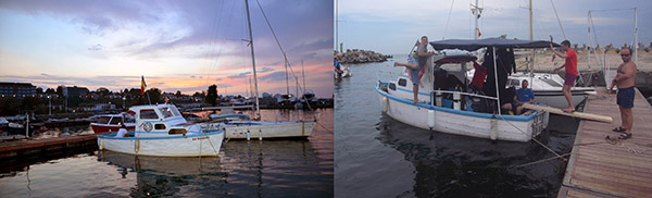 Scufundari din barca